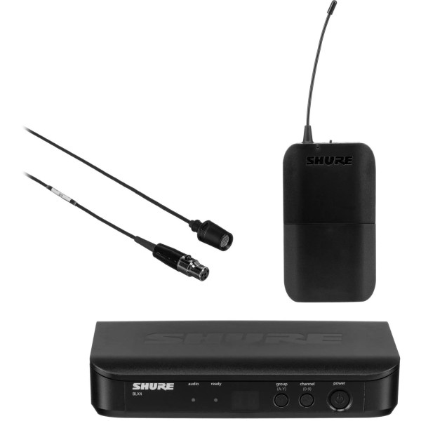 Encontraproduto.com.br - Sistema de Microfone Sem Fio de Lapela BLX-14BR/CVL M15 - Shure