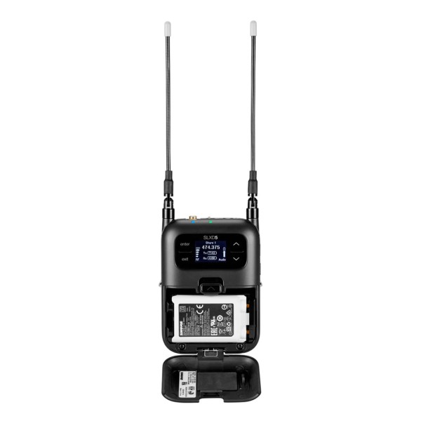 Encontraproduto.com.br - Sistema sem Fio Portátil Plug-On 32 Canais SLXD3/5 G58 Shure