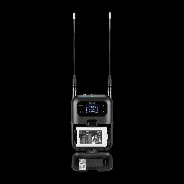 Encontraproduto.com.br - Receptor Digital Sem Fio Portátil SLXD5 G58 Shure