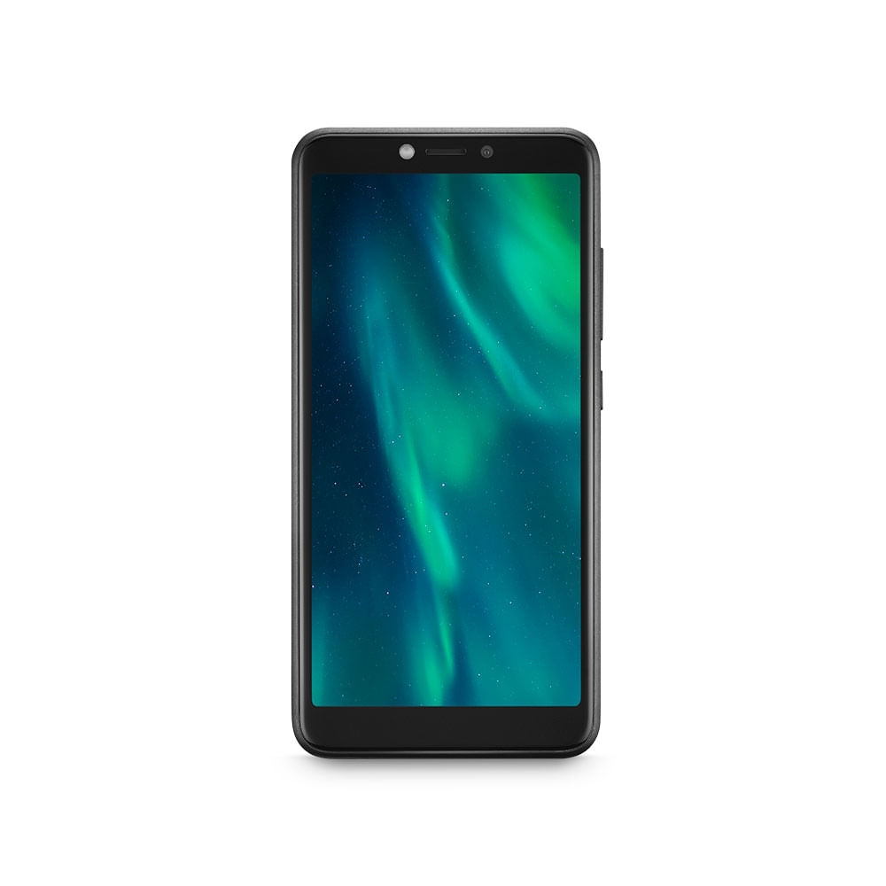 Encontraproduto.com.br - Smartphone Multilaser F 3G 32GB - 5.5 pol. Dual Chip 1GB RAM - 5MP + 5MP Android 9.0 (Go edition) Quad Core - Preto - P9130OUT [Reembalado]