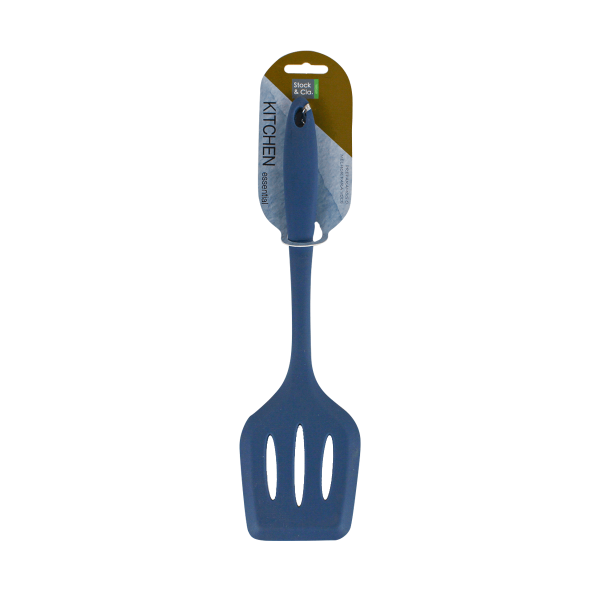 Encontraproduto.com.br - Espátula De Silicone Vazada 28 cm Várias Cores