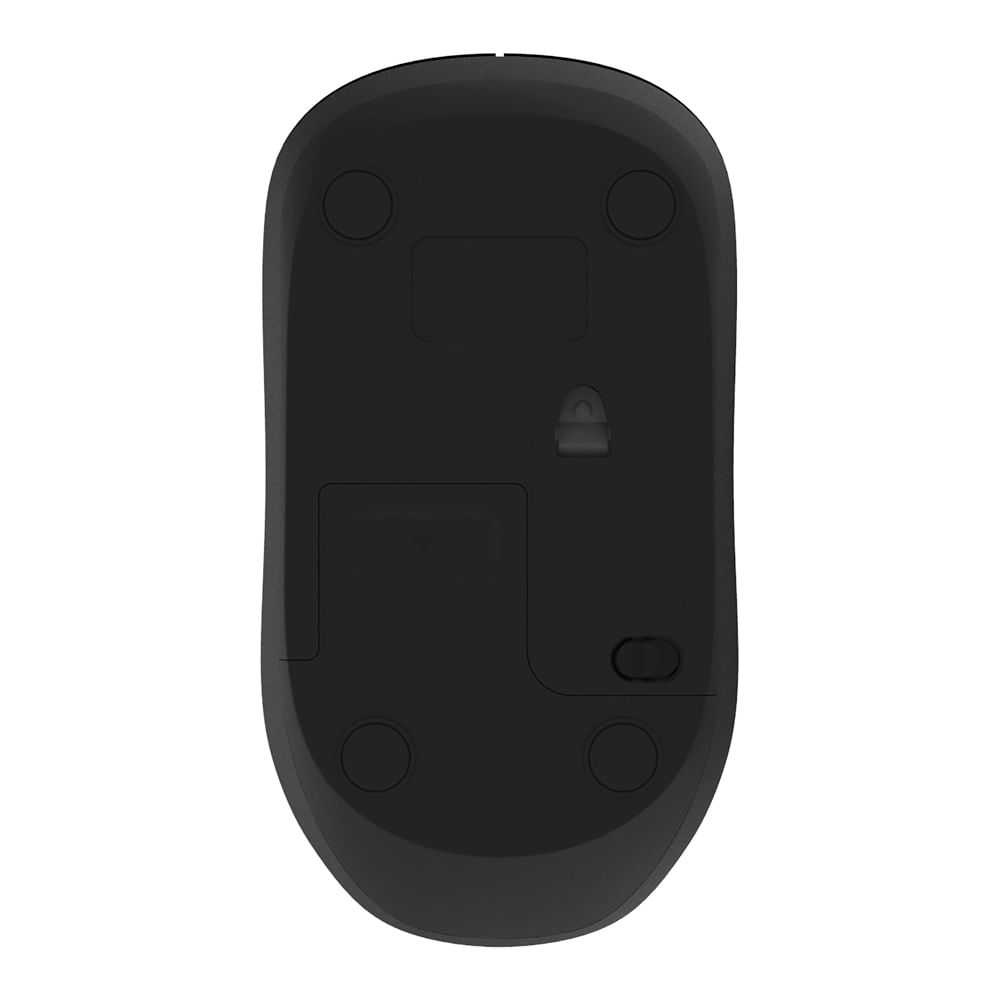 Encontraproduto.com.br - Mouse Sem Fio Slide Conexão Usb 1200dpi 3 Botões c/ Pilha Inclusa Preto - MO309OUT [Reembalado]