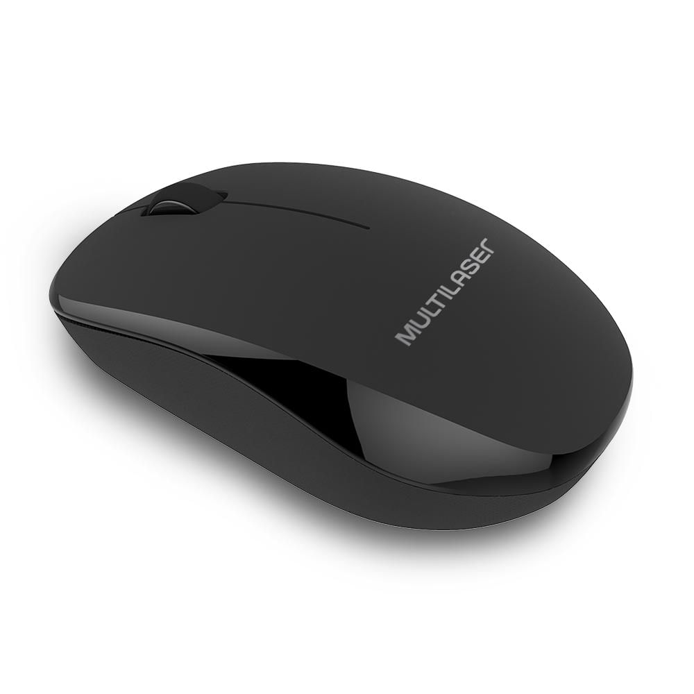 Encontraproduto.com.br - Mouse Sem Fio Slide Conexão Usb 1200dpi 3 Botões c/ Pilha Inclusa Preto - MO309OUT [Reembalado]