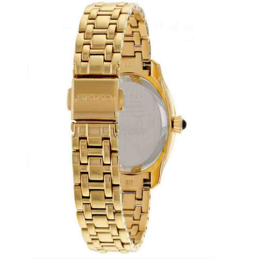 RELOGIO DE PULSO ANALOGICO FEMININO SEIKO SXGP60B1 B3KX Dourado