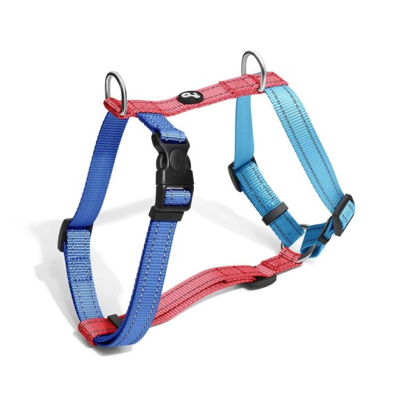 Encontraproduto.com.br - Peitoral H Azul e Rosa Tam. PP Mimo - PP276X [Reembalado]