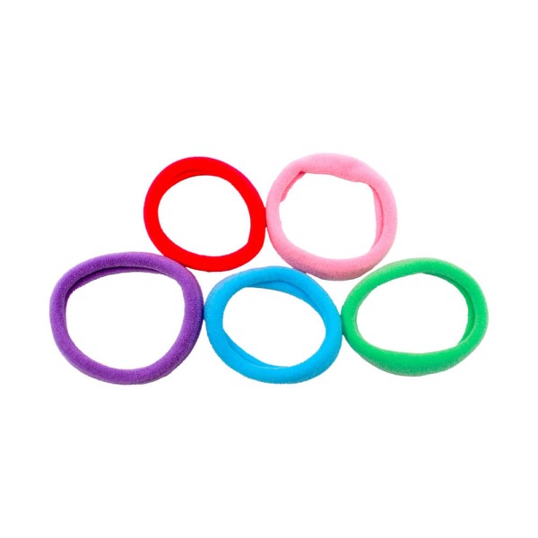 Encontraproduto.com.br - ELASTICO PARA CABELO 45MM COM 100 PEÇAS