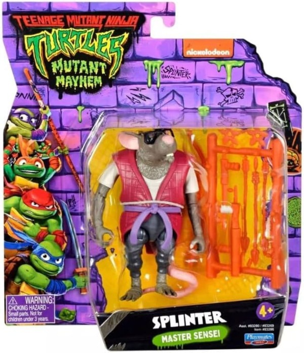 Encontraproduto.com.br - Boneco Tartarugas Ninja Mestre Splinter Colecionável - Sunny