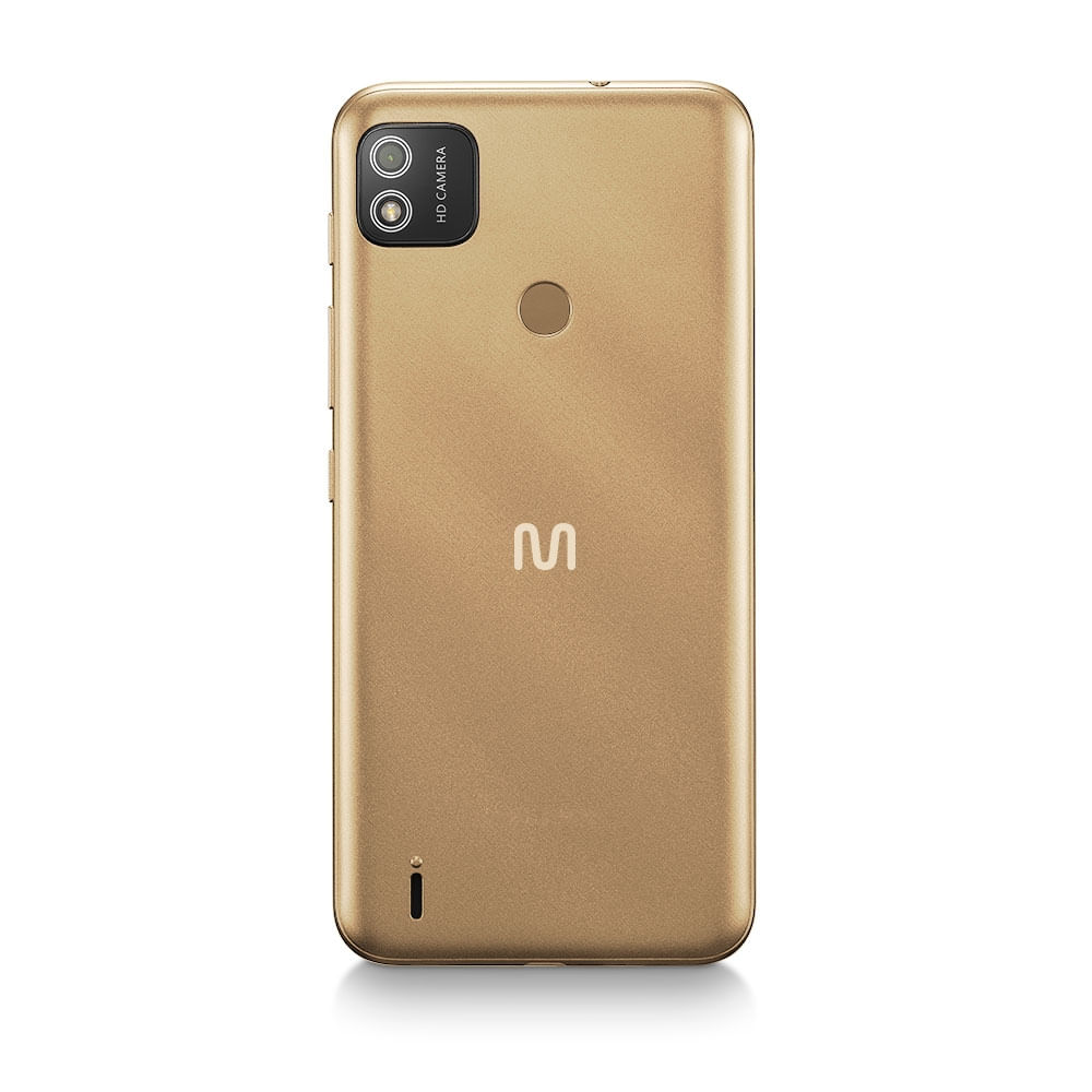 Encontraproduto.com.br - Smartphone Multilaser G 2 4G 32GB  Tela HD 6.1 pol. Dual Chip 2GB RAM Câmera 8MP + 5MP Android 11 - Dourado - P9155OUT [Reembalado]