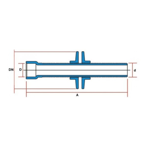 Encontraproduto.com.br - Adaptador Soldável Longo Com Flanges Livres PVC 75mm x 2.1/2 