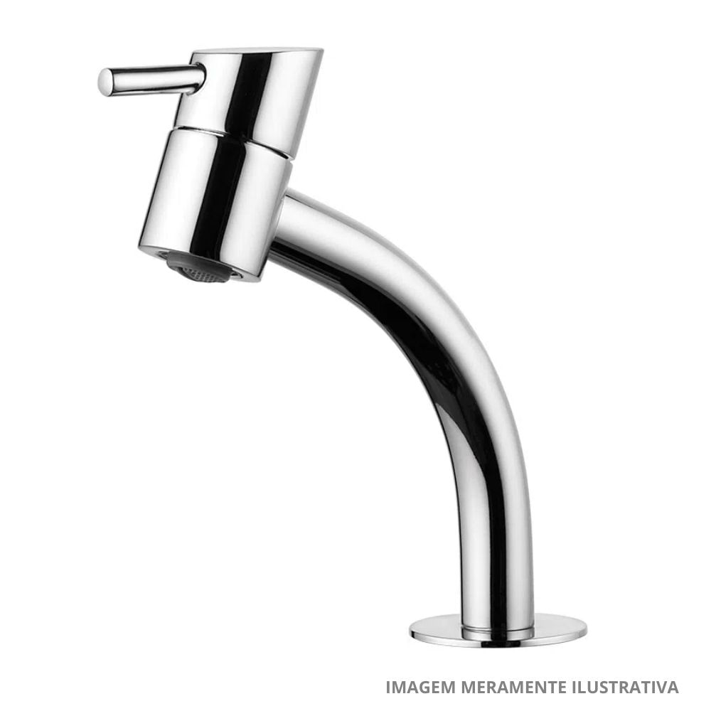 Encontraproduto.com.br - Torneira Para Banheiro Mesa 1196 C42 Cromada Lorenzetti