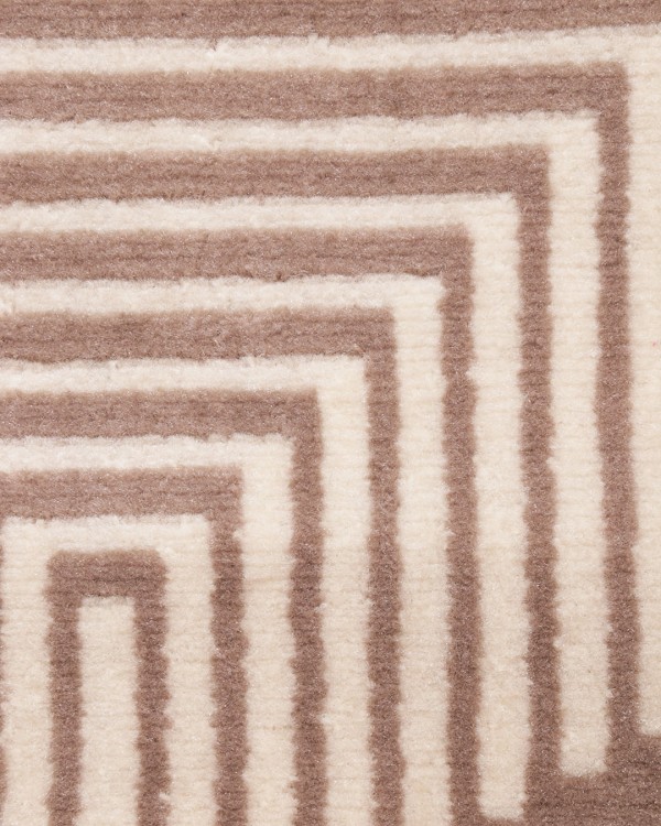Encontraproduto.com.br - Tapete Funcional 50x80 Renaissance Taupe Com Recortes Marrom