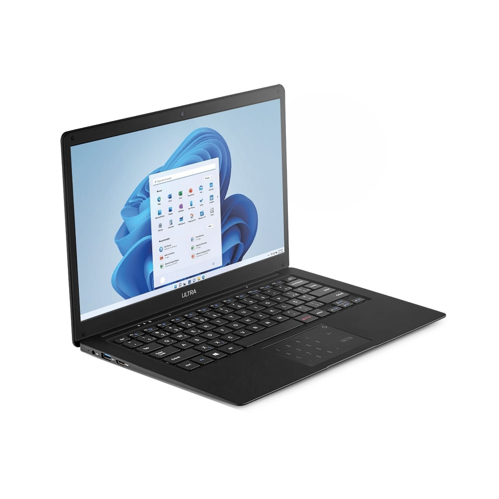 Encontraproduto.com.br - Notebook, Windows 11 Home, Intel Celeron 4GB 120GB SSD 14,1 Pol. HD, Preto + Microsoft 365 Personal + 1TB na Nuvem Ultra - UB235OUT [Reembalado]