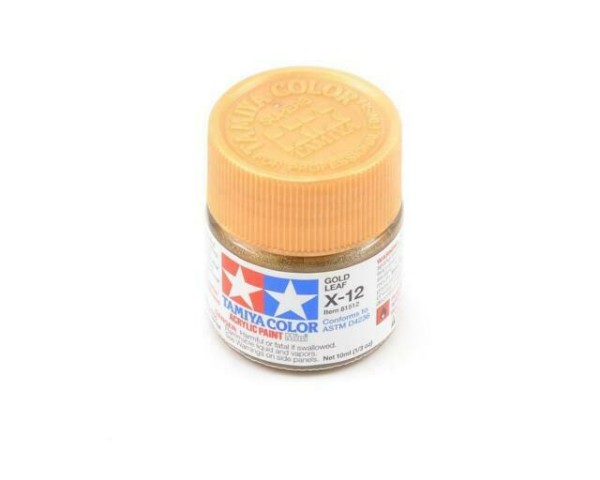 X12 Gold Leaf 10Ml Tam81512 Tamiya 81512