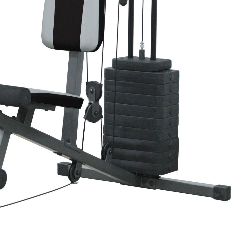 Encontraproduto.com.br - Estação De Musculação Residencial 50kg Winner Fitness ME600