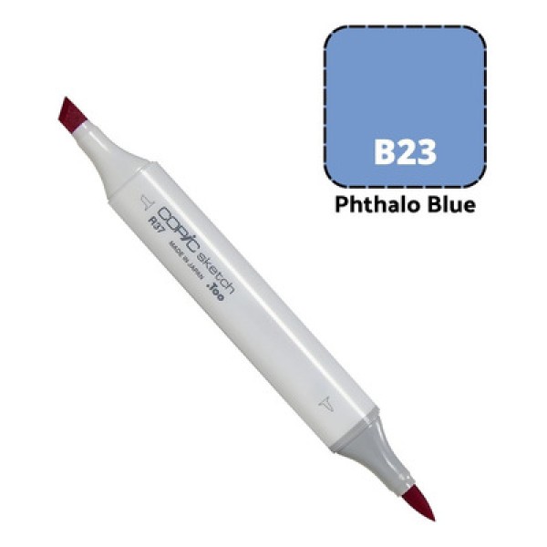 Encontraproduto.com.br - Marcador Para Desenho Copic Sketch B23 Phthalo Blue