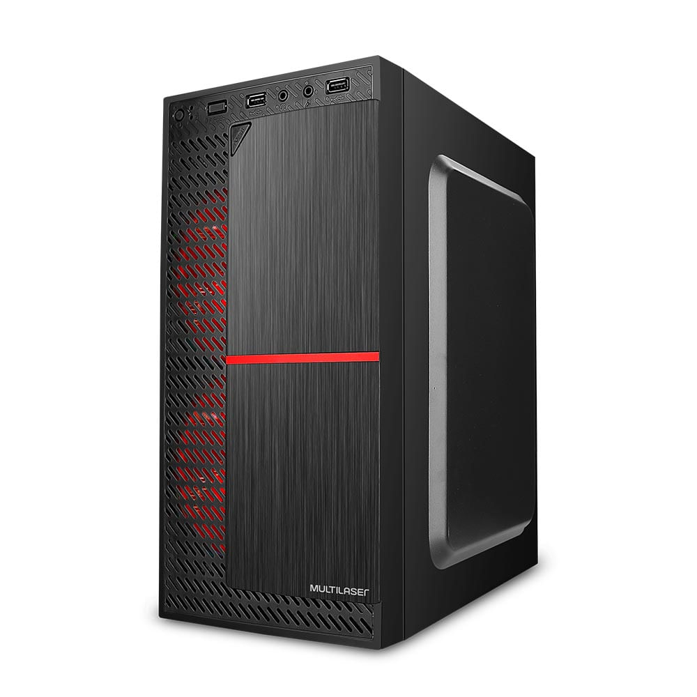 Gabinete Gamer Micro ATX com 2 Coolers Multi - GA206OUT [Reembalado]