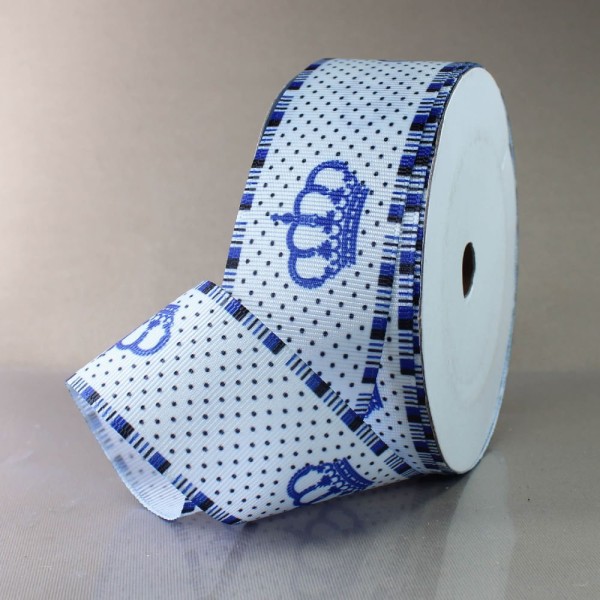 FITA DE GORGURAO COROA 38MM EM POLIESTER COM 18 METROS