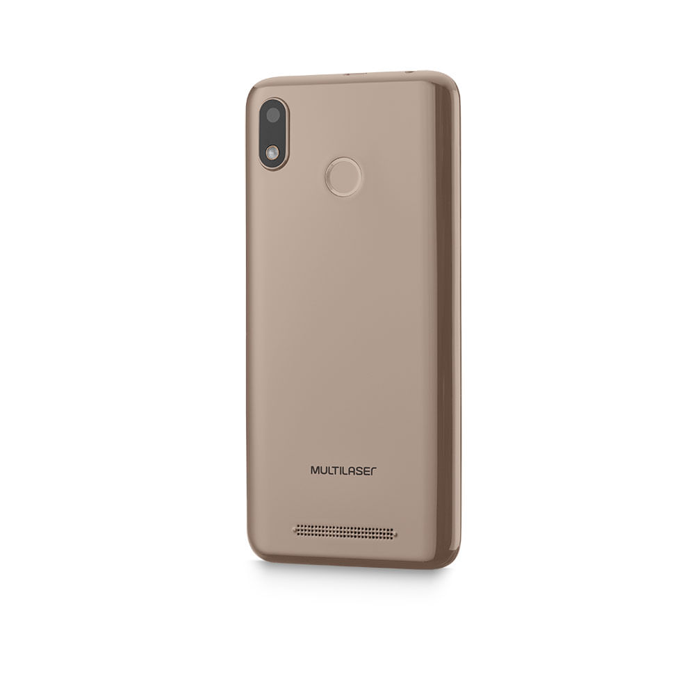 Encontraproduto.com.br - Smartphone Multilaser G 4G 32GB Tela 5.5 Processador Octa Core Sensor de Digitais Android 9.0 GO Dourado - P9133OUT [Reembalado]
