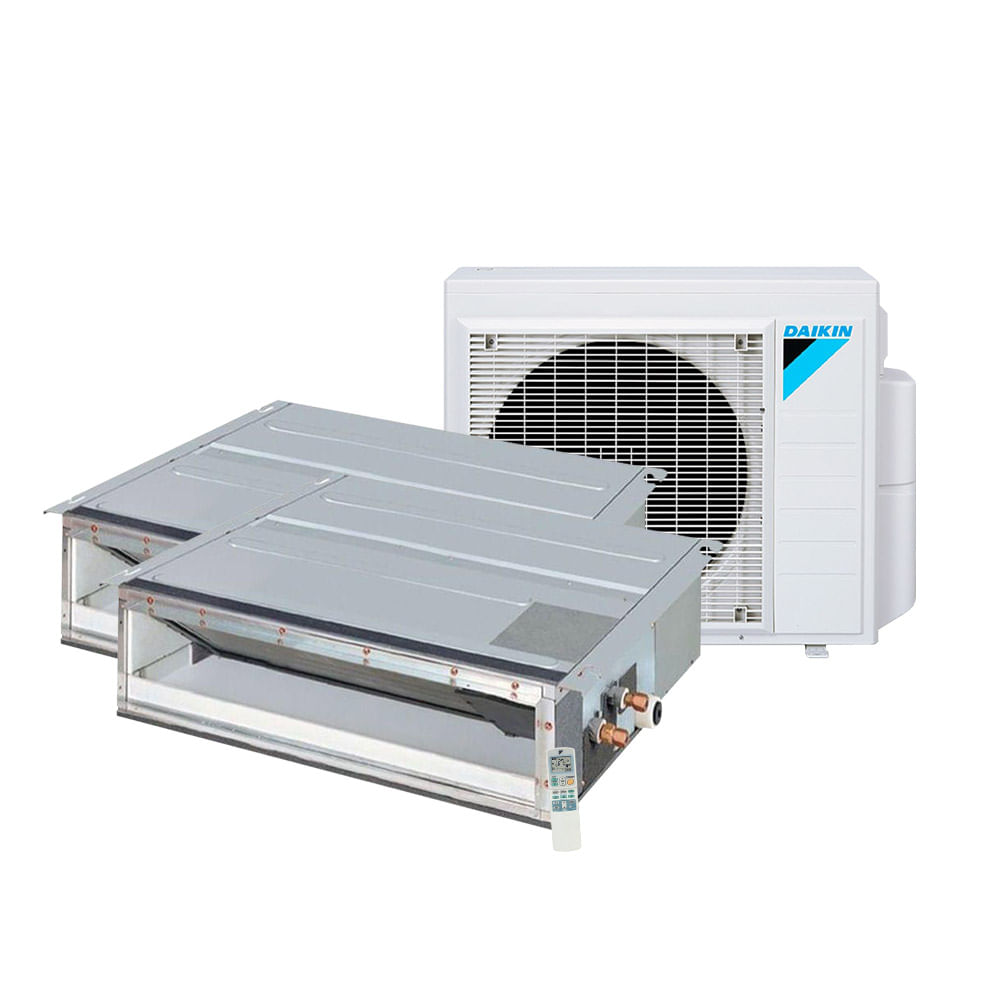 Encontraproduto.com.br - Ar Condicionado Multi Split Inverter Daikin Duto Advance 1x18000 e 1x21000 BTU/h Quente e Frio Monofásico 5MXS38PMVM – 220 Volts