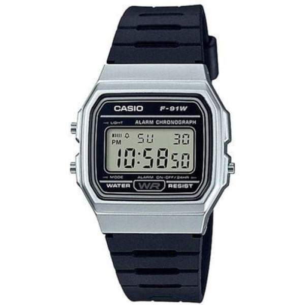Relógio Casio Unissex Digital F-91wm-7adf
