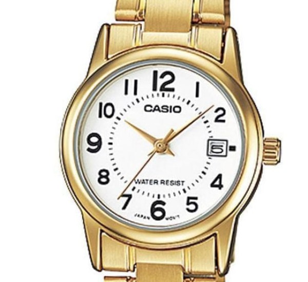 Encontraproduto.com.br - Relógio Feminino Casio Dourado TP-V002G-7B2UDF