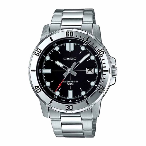 Encontraproduto.com.br - Relógio Masculino Casio Prata MTP-VD01D-1EVUDF