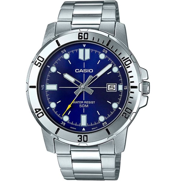 Encontraproduto.com.br - Relógio Masculino Casio Prata MTP-VD01D-2EVUDF