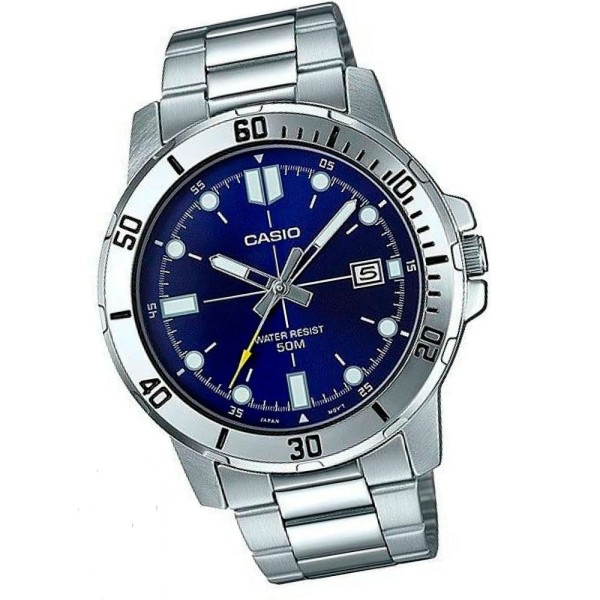 Encontraproduto.com.br - Relógio Masculino Casio Prata MTP-VD01D-2EVUDF