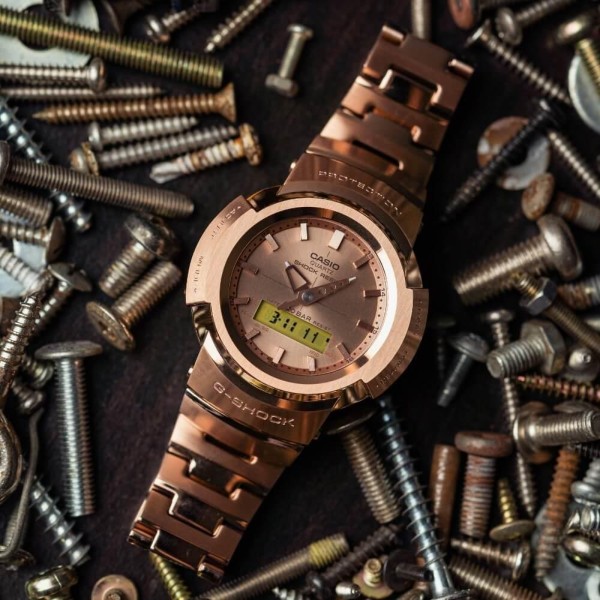 Encontraproduto.com.br - Relógio Casio G-SHOCK AWM-500GD-4ADR *Revival Solar