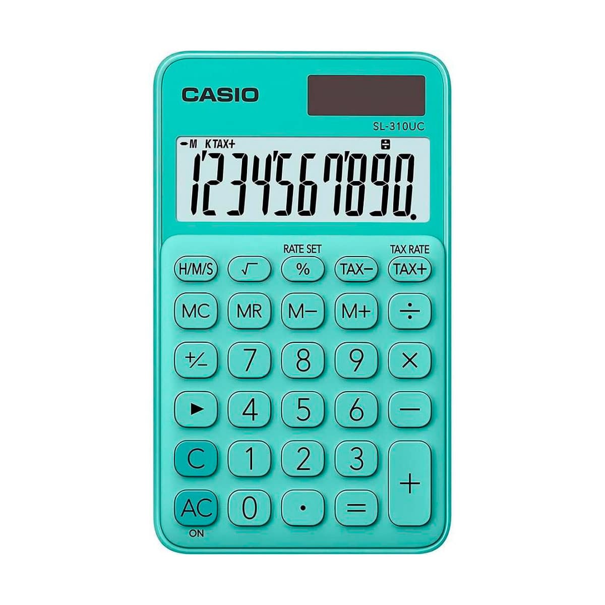 Encontraproduto.com.br - Calculadora de Bolso Casio 10 dígitos, Verde - SL-310UC-GN-N-DC