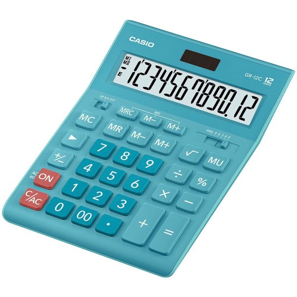 Encontraproduto.com.br - Calculadora Compacta Casio Gr-12c-lb - Turquesa