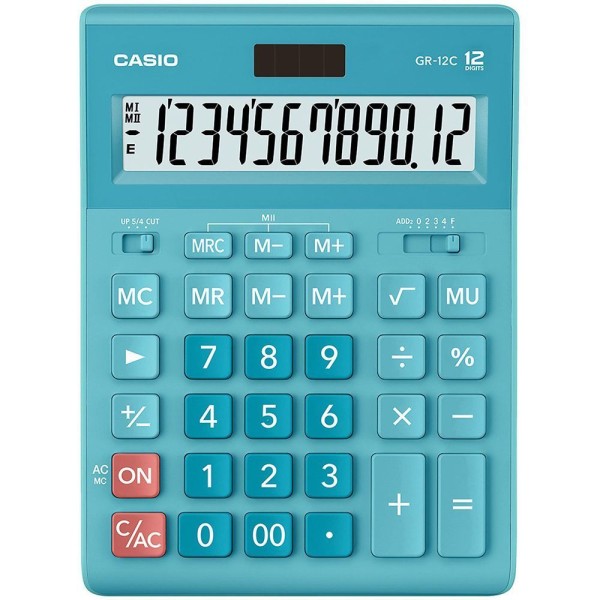 Encontraproduto.com.br - Calculadora Compacta Casio Gr-12c-lb - Turquesa