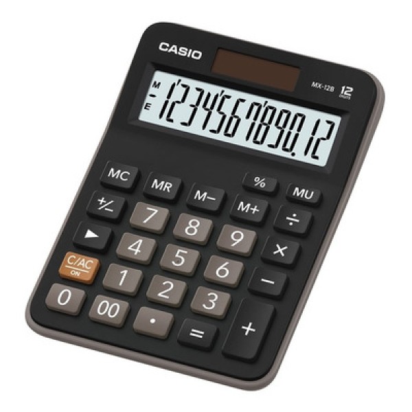 Encontraproduto.com.br - Calculadora de Mesa Casio 12 Dígitos Verde - MX-12B-GNRD-W-DC