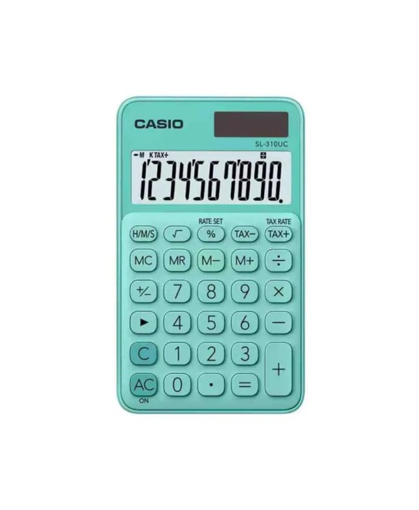Encontraproduto.com.br - Calculadora Casio Bolso 10 Dígitos Sl-310uc-Gn-W-Dc - Verde