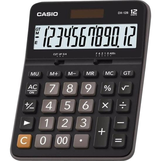 Encontraproduto.com.br - Calculadora de Mesa Casio DX-12B 12 Dígitos Preta