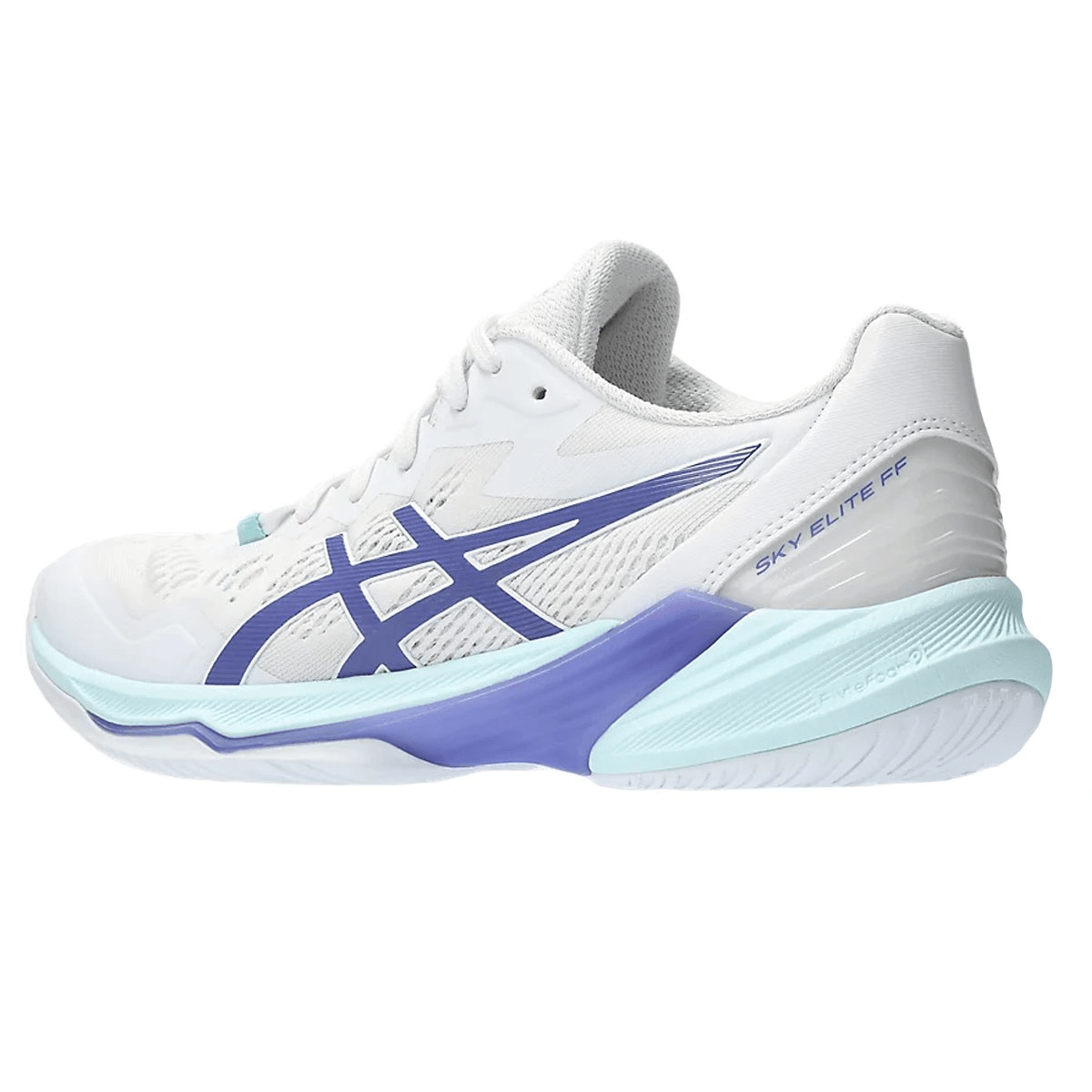 Encontraproduto.com.br - Tênis Sky Elite FF 2 Branco e Lilás - Asics