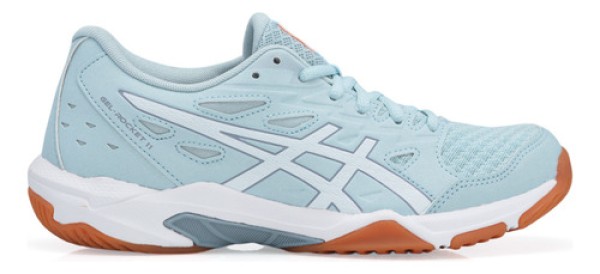 Encontraproduto.com.br - Tênis Asics Gel Rocket 11 Azul e Branco