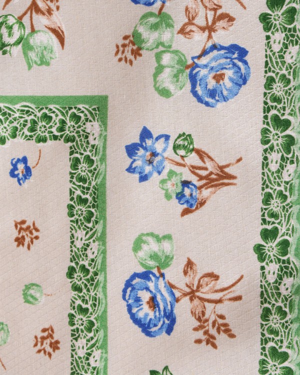 Encontraproduto.com.br - Toalha De Chá 65cm x 90cm Estampada Verde