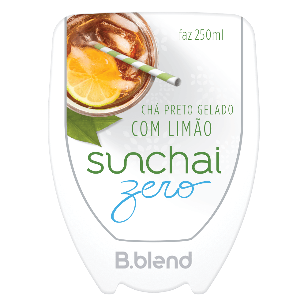 Encontraproduto.com.br - Sunchai Chá Preto Gelado com Limão Zero - Kit com 10 cápsulas