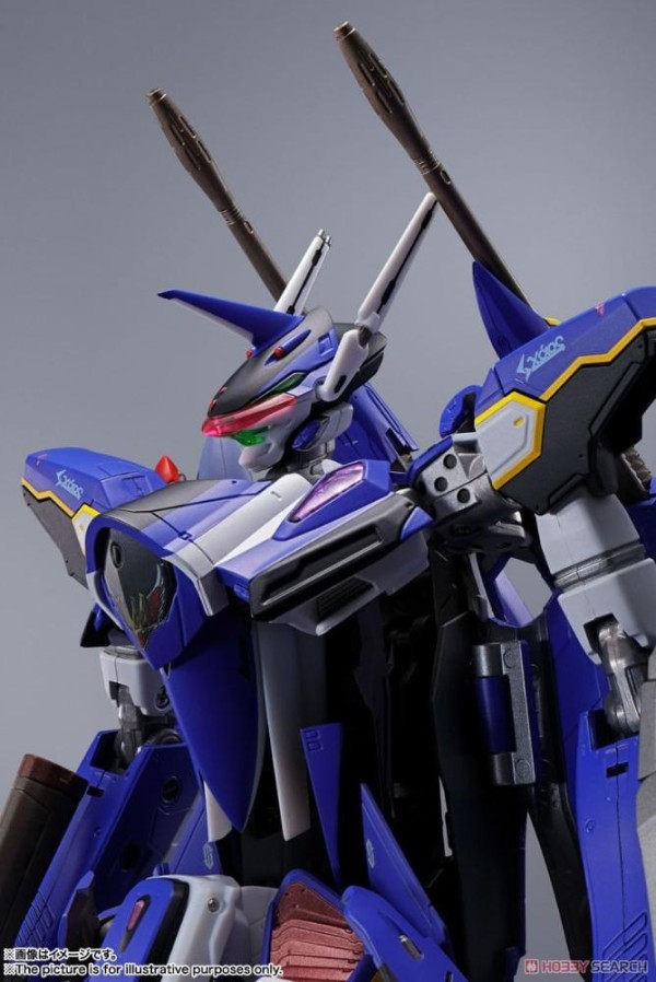 Encontraproduto.com.br - Figura YF-29 Durandal Valkirie Maximilian Jenius Use Full Set Pack - Macross Dx Chogokin - Bandai
