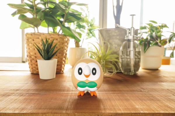 Encontraproduto.com.br - Rowlet - Pokemon - Quick Model Kit - Bandai