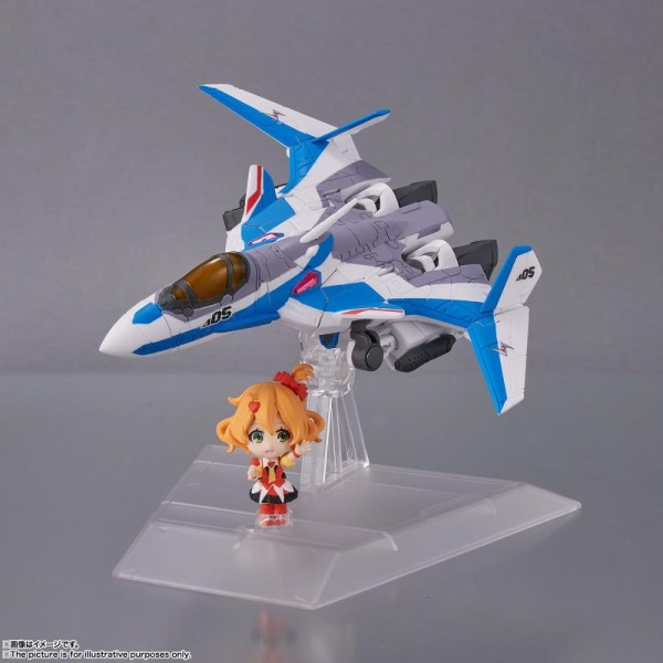 Encontraproduto.com.br - Figura VF-31J Siegried Hayate Immelmann Use With Freyja Wion - Macross F. - Tiny Session - Bandai