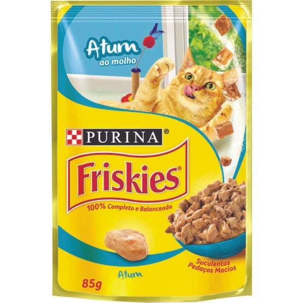 Encontraproduto.com.br - Alimento para Gatos Friskies Atum Sachê com 85g