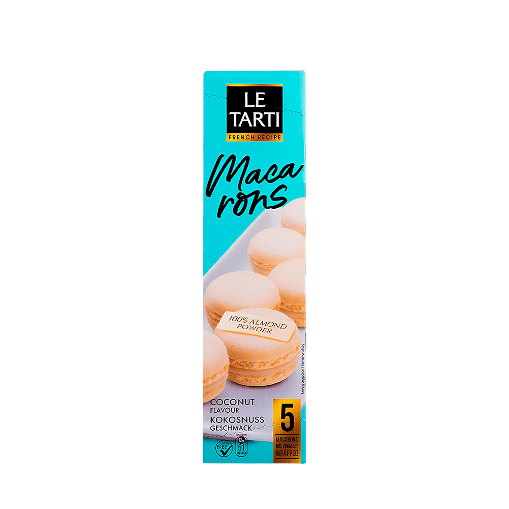 Encontraproduto.com.br - BISC RECH FRAN MACARONS LETARTI 60G -CX COCO