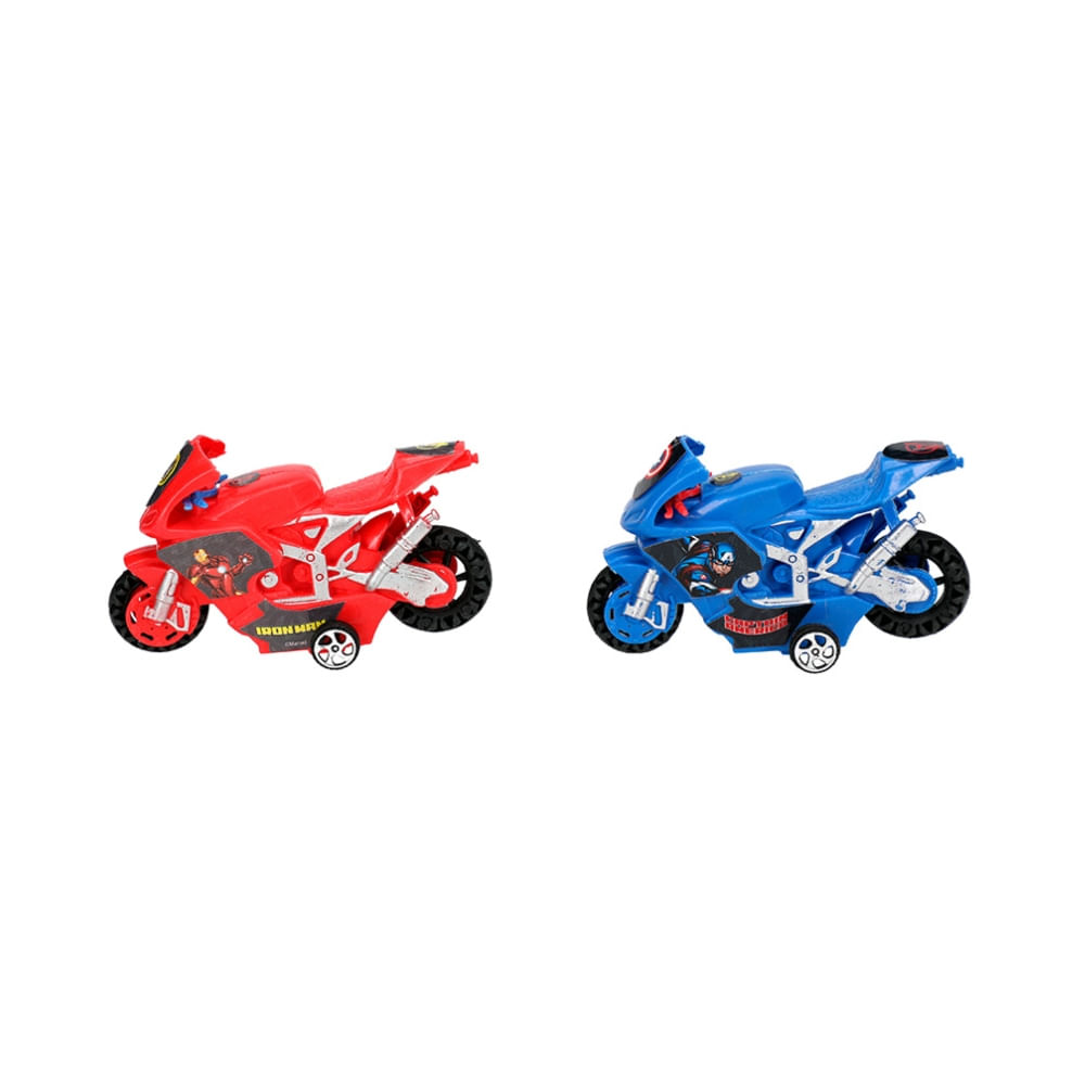 Moto Fricção Avengers 2 Peças