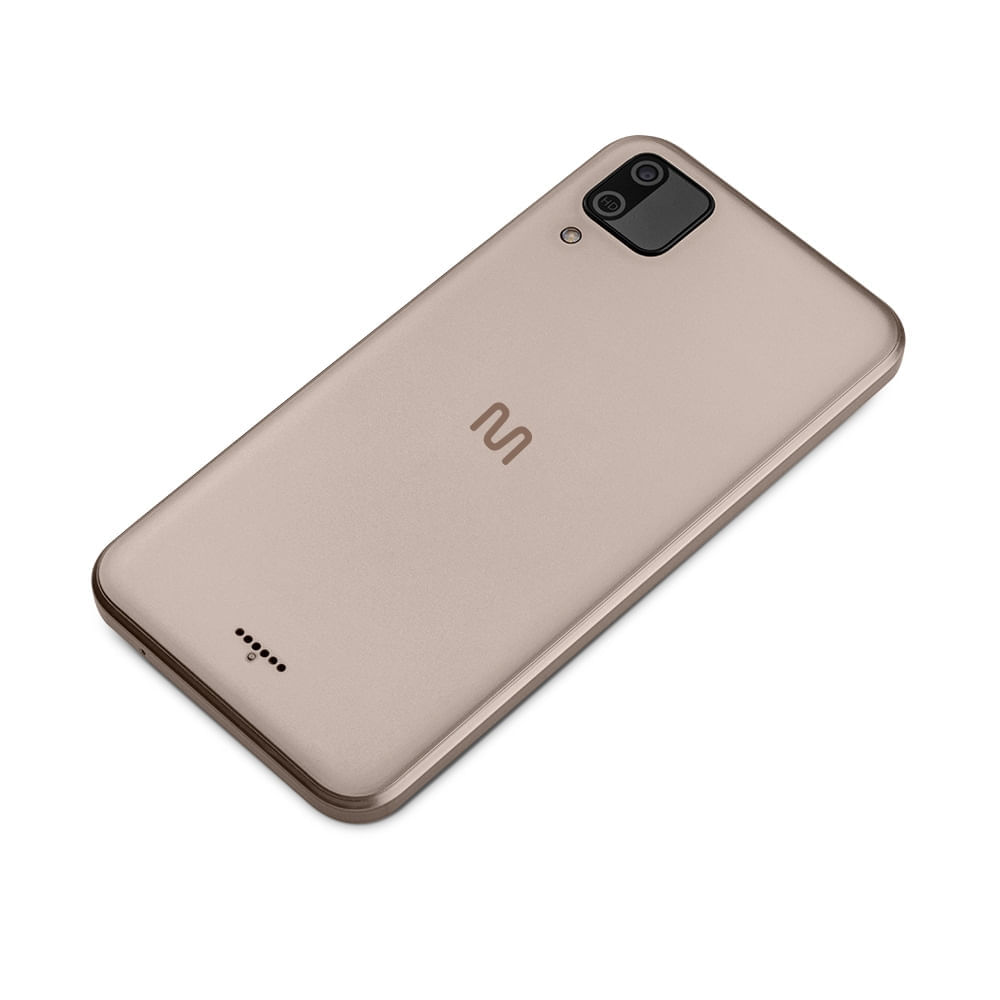 Encontraproduto.com.br - Smartphone Multilaser E 2 3G 32GB Wi-Fi Tela 5 pol. Dual Chip 1GB RAM Android 11 (Go edition) Processador Quad Core - Dourado - P9149X [Reembalado]