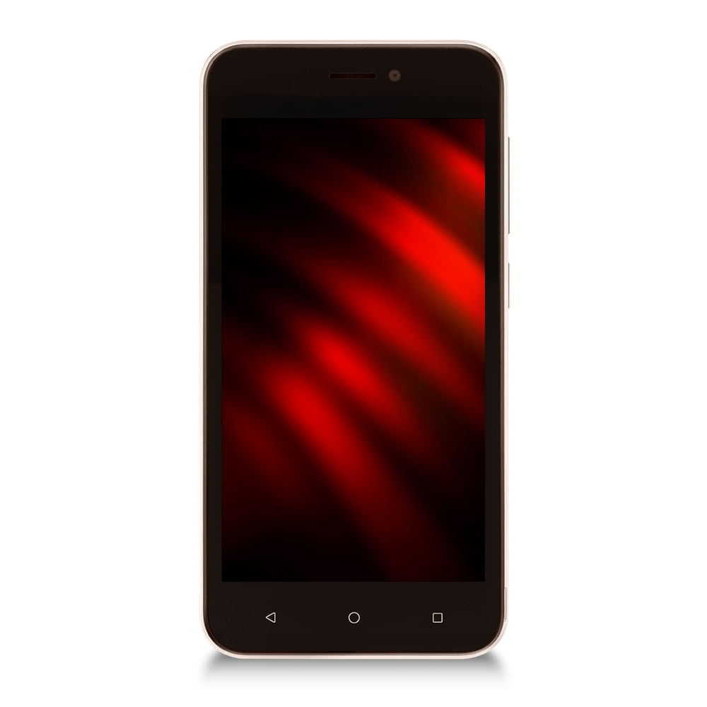 Encontraproduto.com.br - Smartphone Multilaser E 2 3G 32GB Wi-Fi Tela 5 pol. Dual Chip 1GB RAM Android 11 (Go edition) Processador Quad Core - Dourado - P9149X [Reembalado]
