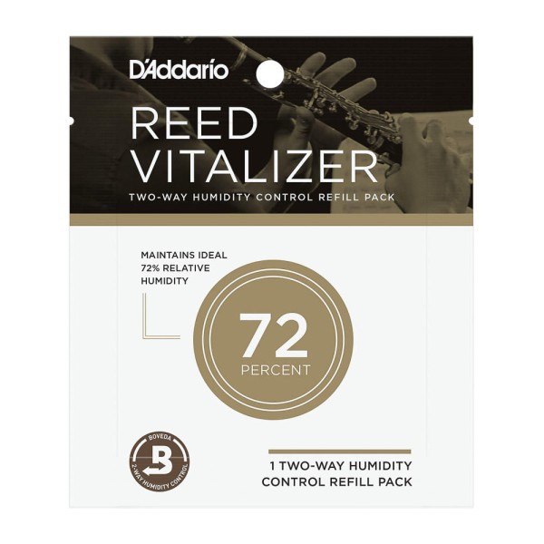 Encontraproduto.com.br - Controlador Umidade 72% Reed Vitalizer (Refil) DAddario RV0173