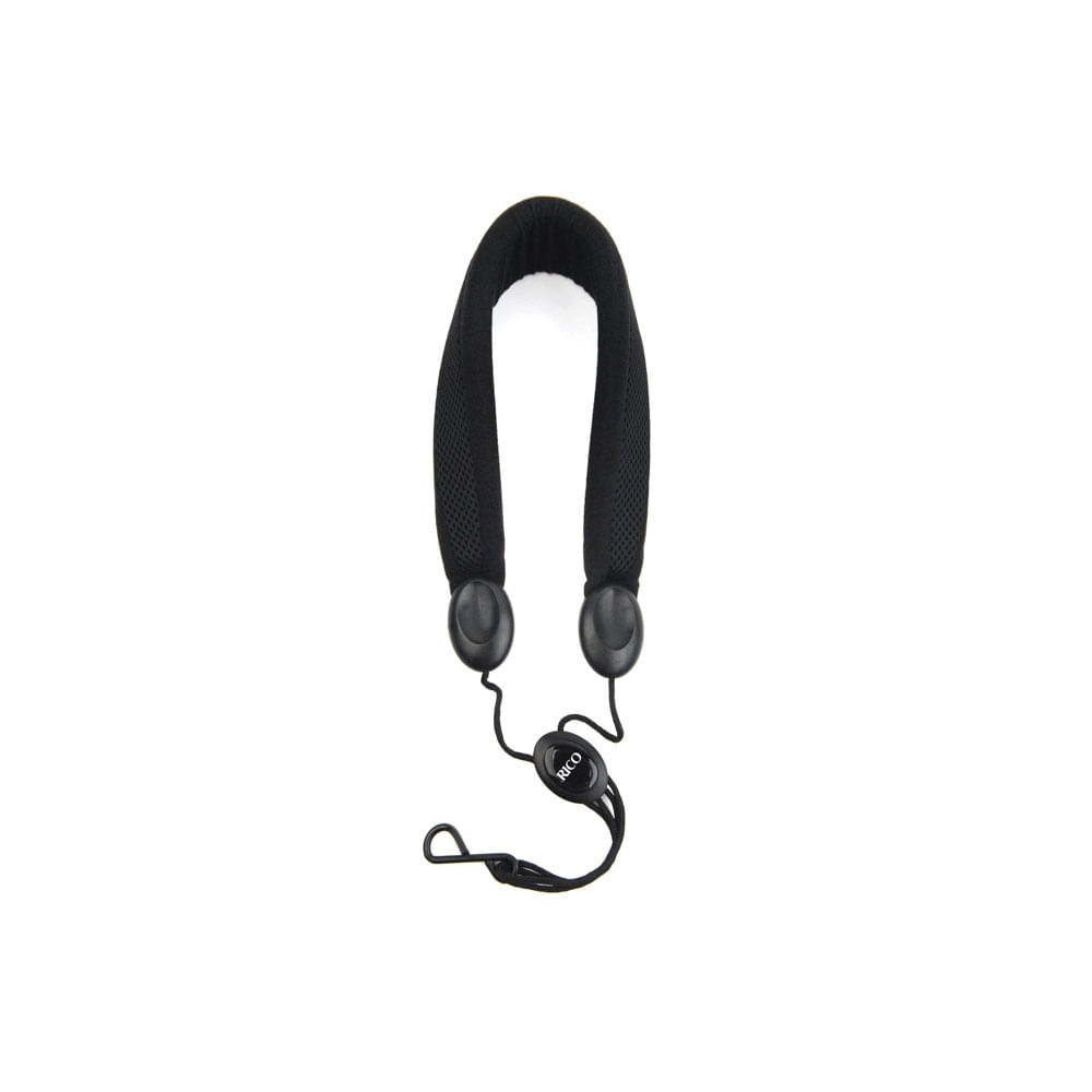 Encontraproduto.com.br - Correia Para Sax Alto/Soprano Preta Com Pad DAddario SJA12