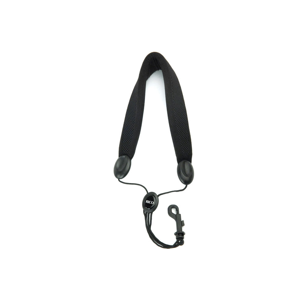 Encontraproduto.com.br - Correia Para Sax Alto/Soprano Preta Com Pad/Trava DAddario SJA18